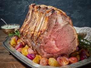 cooked standing rib roast