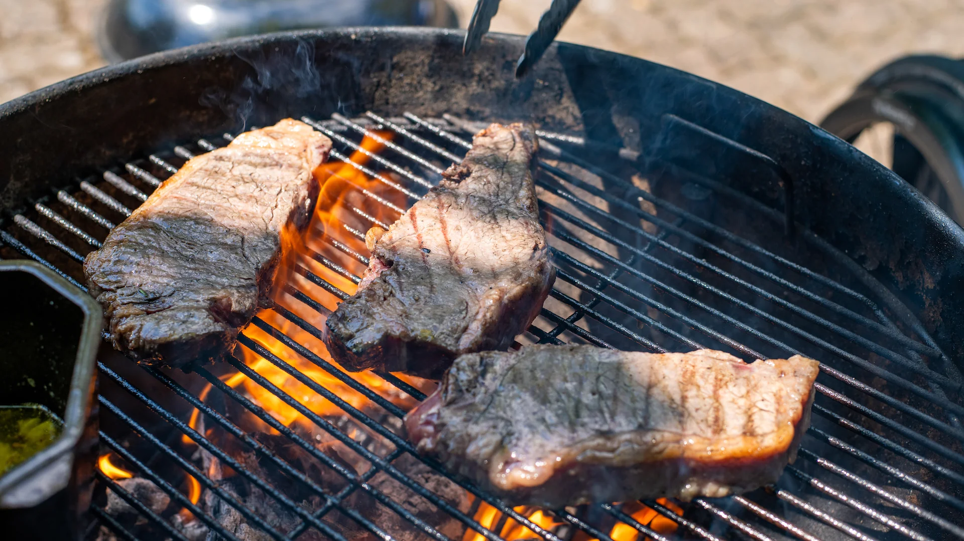 grilling ribeye steaks