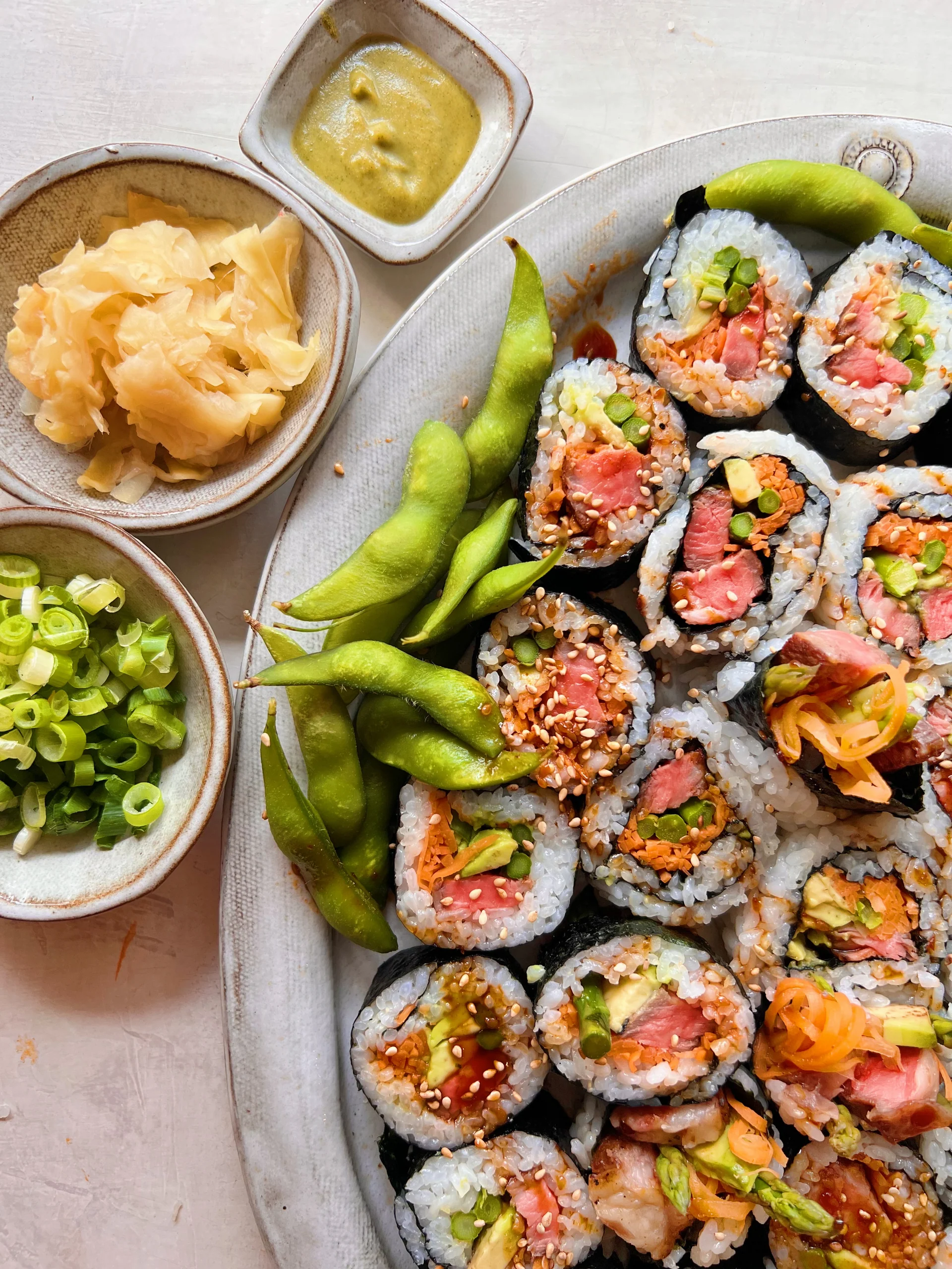 steak sushi